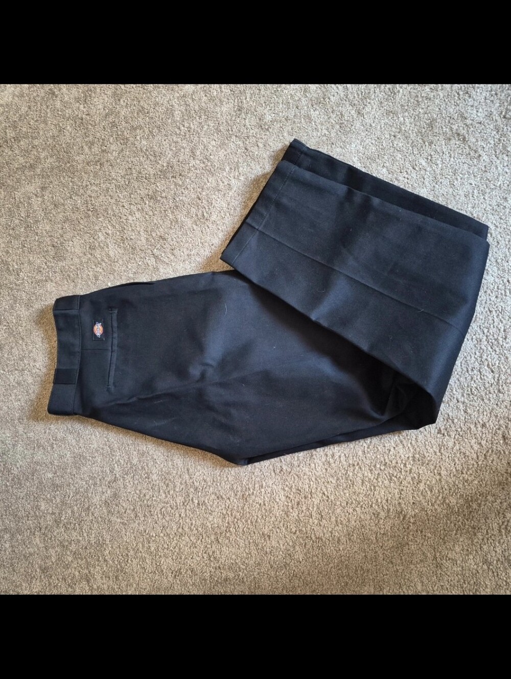 Dickies Mens Black Dress Pants